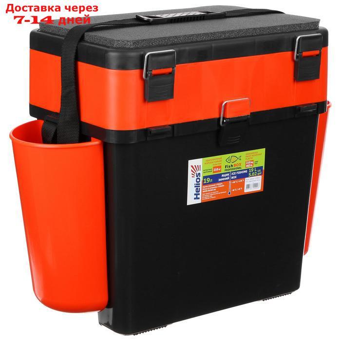Ящик зимний Helios FishBox 19 л, цвет оранжевый - фото 2 - id-p216943899