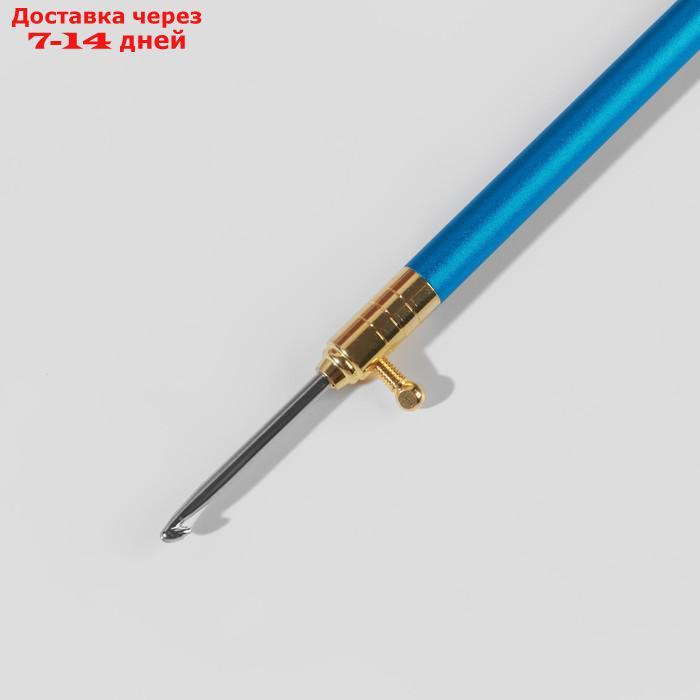 Крючок для вязания, со сменными головками, 10 шт, d = 0,5 - 2,75 мм, 11,5 см, цвет МИКС - фото 2 - id-p216948104