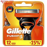 Сменные кассеты для бритья Gillette Fusion, 12 шт.