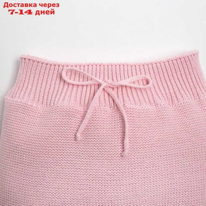 Комплект вязанный Крошка Я "Cute" рост 98-104 см, цвет розовый - фото 2 - id-p216948157