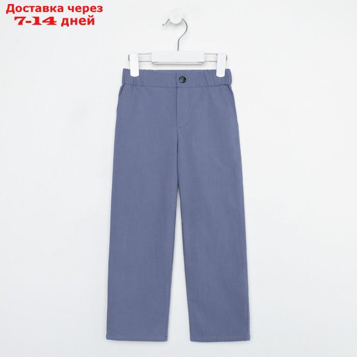 Брюки для мальчика MINAKU: Cotton collection цвет синий, рост 152 - фото 6 - id-p216948188