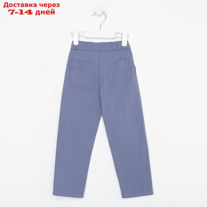 Брюки для мальчика MINAKU: Cotton collection цвет синий, рост 152 - фото 8 - id-p216948188