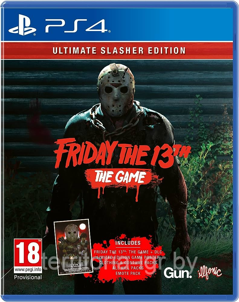 Friday the 13th: The Game Ultimate Slasher Edition для PlayStation 4 - фото 1 - id-p127873431
