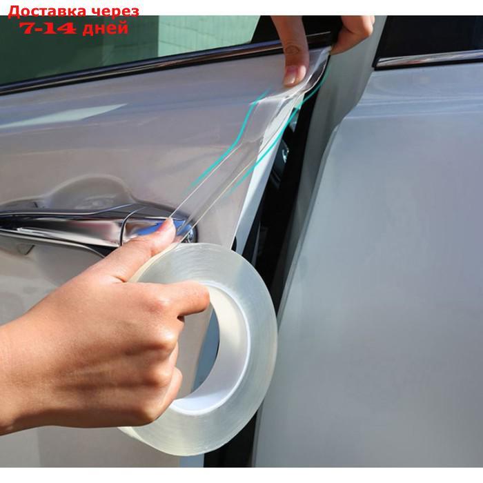 Автомобильная защитная лента TORSO, прозрачная, односторонняя, 7×500 см - фото 2 - id-p216947308