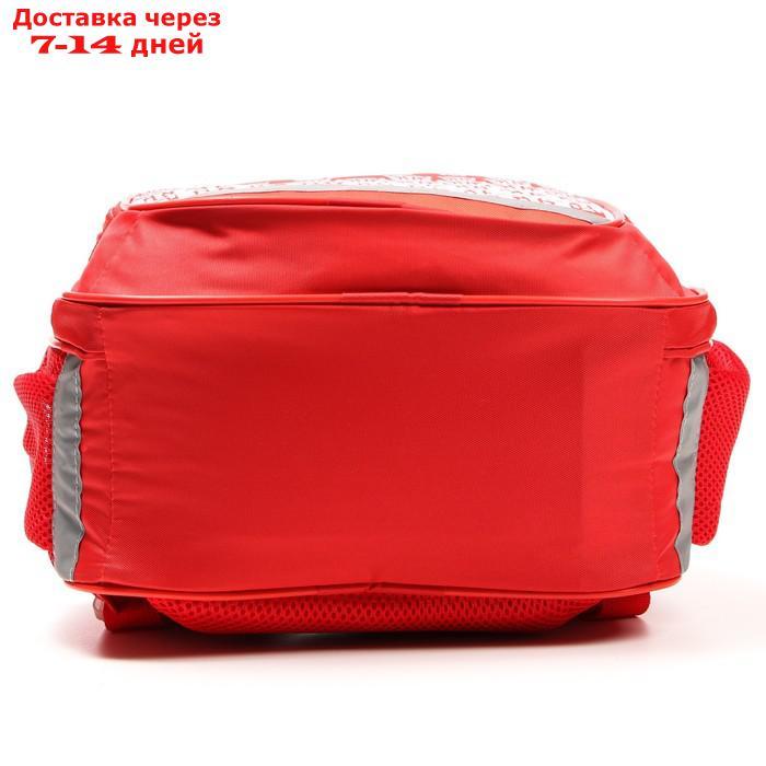 Рюкзак школьный с эргономической спинкой "Оптимус Прайм", Трансформеры, 37*27*16 см, красный - фото 6 - id-p216947326
