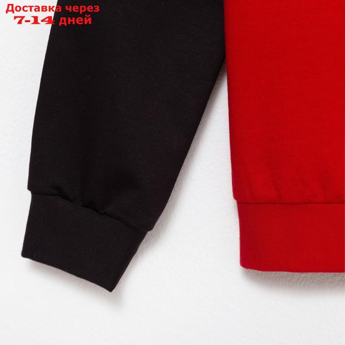 Джемпер для мальчика MINAKU: Casual Collection KIDS цвет красный, рост 128 - фото 8 - id-p216947359