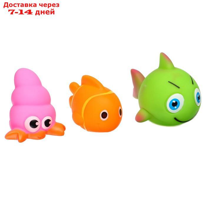 Набор игрушек для игры в ванне "Пупс в ванне", +4 игрушки, цвет МИКС - фото 4 - id-p216947380