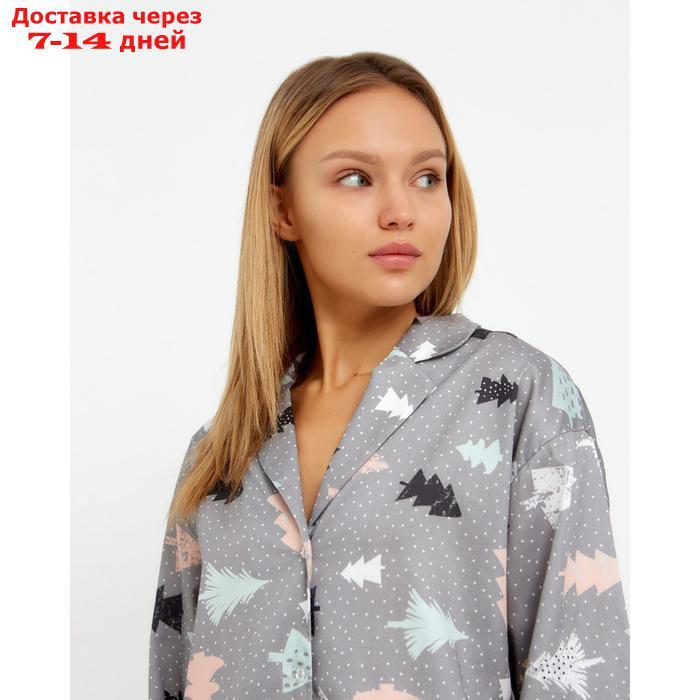 Пижама (рубашка, брюки) женская KAFTAN "Елки", р. 40-42 - фото 8 - id-p216944990