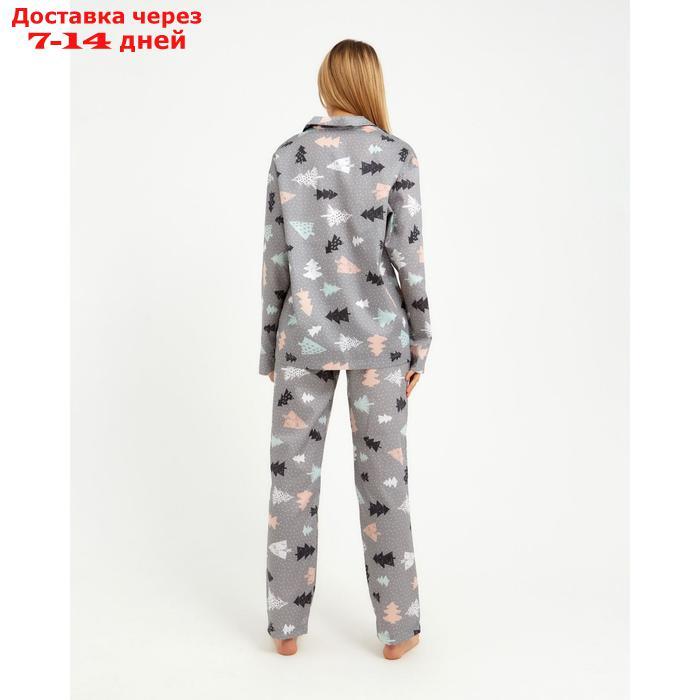 Пижама (рубашка, брюки) женская KAFTAN "Елки", р. 48-50 - фото 7 - id-p216944992