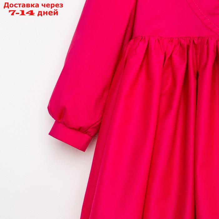 Платье для девочки MINAKU: Cotton collection цвет фуксия, рост 104 - фото 9 - id-p216947415