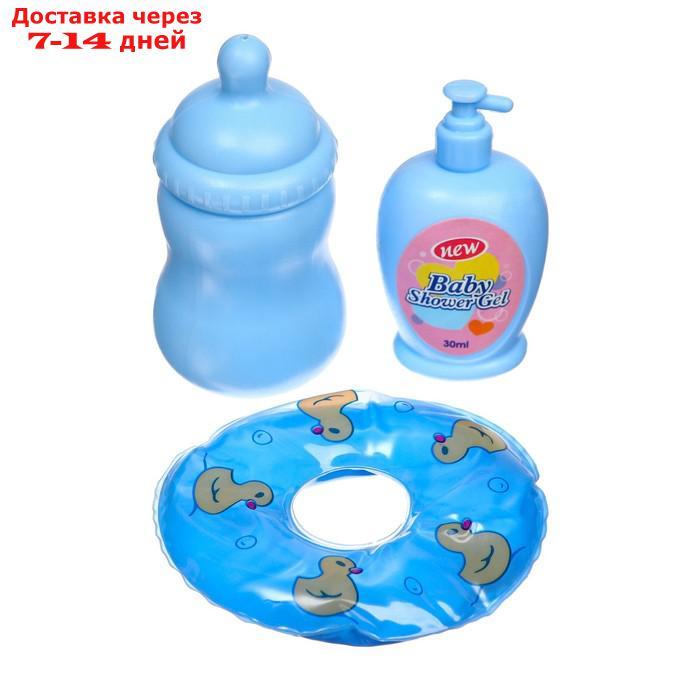 Набор игрушек для игры в ванне "Пупс 2", +7 предметов, цвет МИКС - фото 4 - id-p216947441