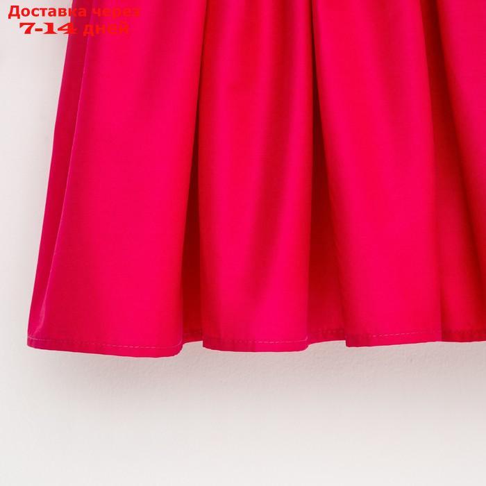 Платье для девочки MINAKU: Cotton collection цвет фуксия, рост 116 - фото 10 - id-p216947442