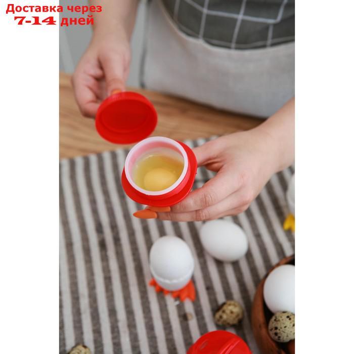 Набор контейнеров для варки яиц без скорлупы, 6,5×9 см, 6 шт - фото 8 - id-p216943142