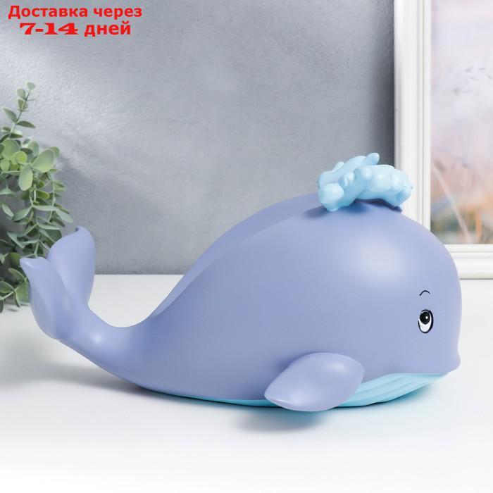 Сувенир полистоун подставка под бутылку "Голубой кит" 14,5х18х27 см - фото 5 - id-p216947576