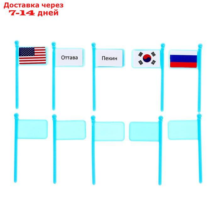 IQ-ZABIAKA Развивающий набор "Карта мира флаги и столицы" - фото 5 - id-p216946247