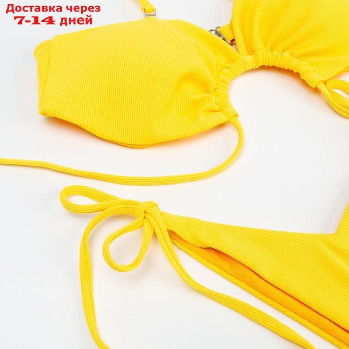 Купальник раздельный MINAKU, цвет жёлтый, р-р 42 - фото 8 - id-p216946296