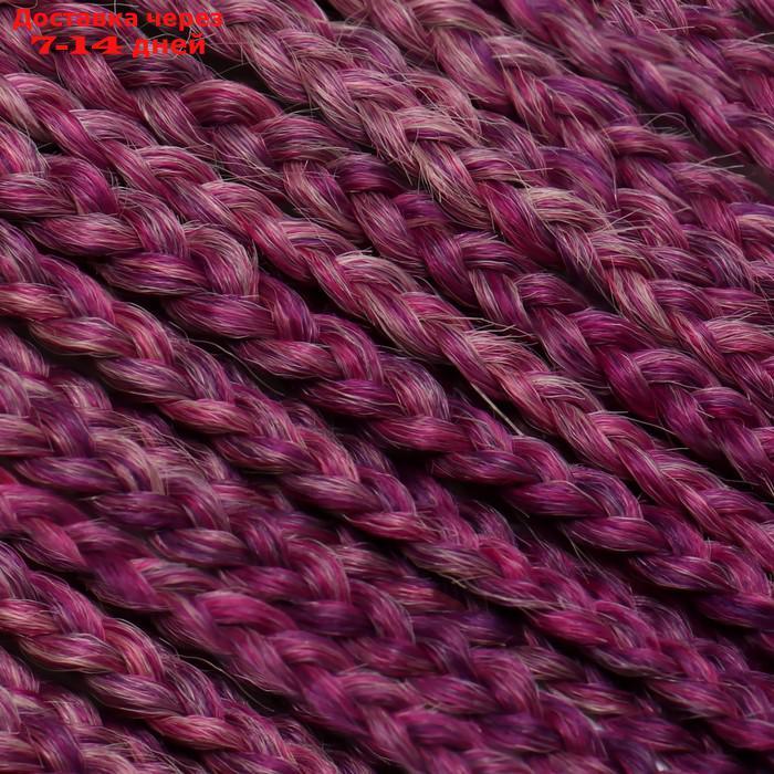 Афрокосы, 60 см, 18 прядей (CE), цвет розовый/лавандовый/фиолетовый - фото 2 - id-p216947749