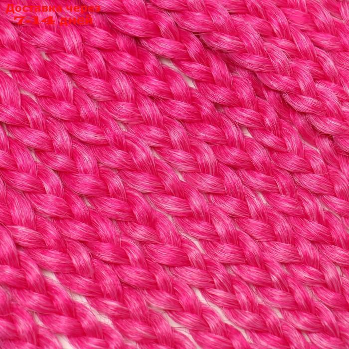 Афрокосы, 60 см, 18 прядей (CE), цвет розовый/светло-розовый - фото 2 - id-p216947783