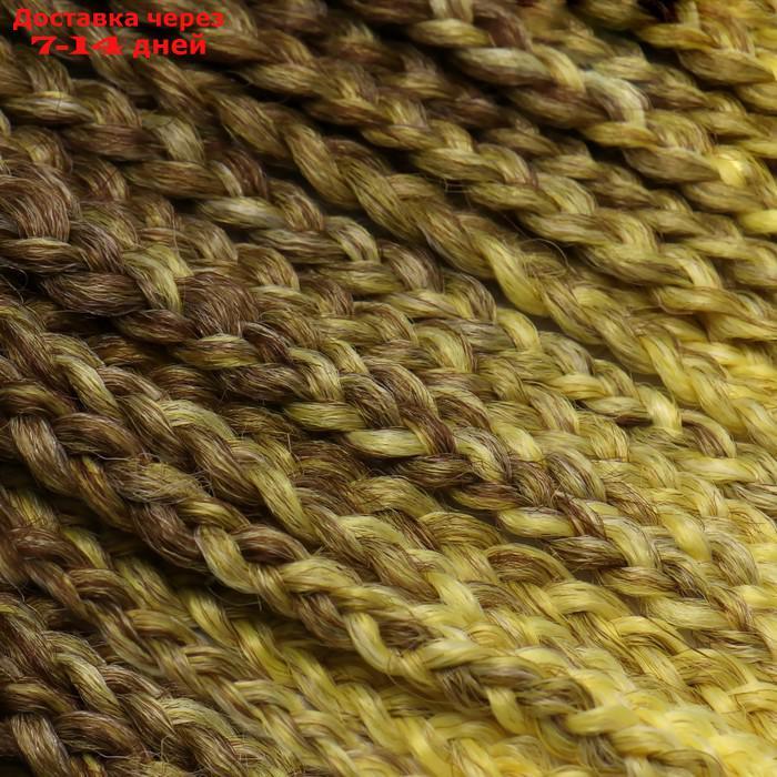 Афрокосы, 60 см, 18 прядей (CE), цвет русый/жёлтый/белый - фото 2 - id-p216947790