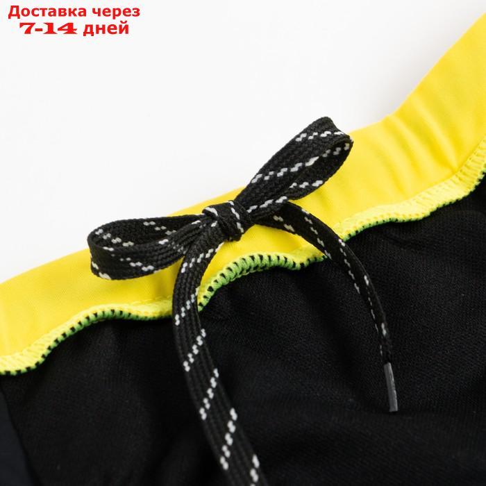 Трусы купальные для мальчика MINAKU, цвет чёрный/жёлтый, рост 110-116 - фото 3 - id-p216946460