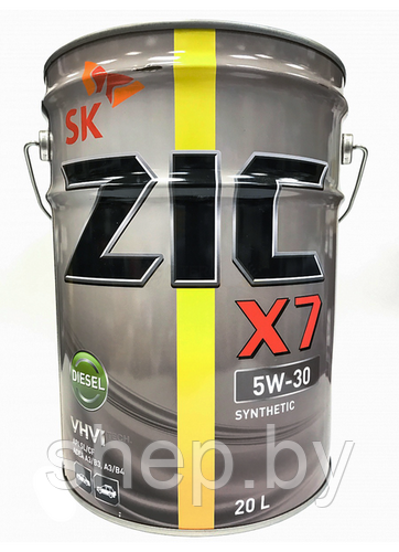 Моторное масло ZIC X5 5W30 20L - фото 1 - id-p217327664