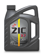 Моторное масло ZIC X7 LS 5W30 6L