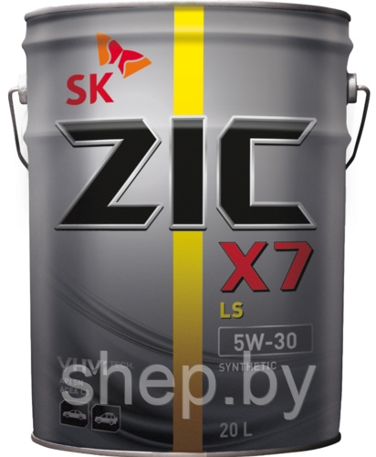 Моторное масло ZIC X7 LS 5W30 20L - фото 1 - id-p217327732
