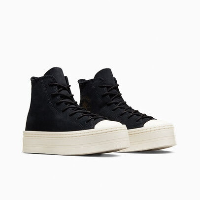 Кеды женские Converse Chuck Taylor All Star Modern Lift черный A05285C - фото 7 - id-p217174838