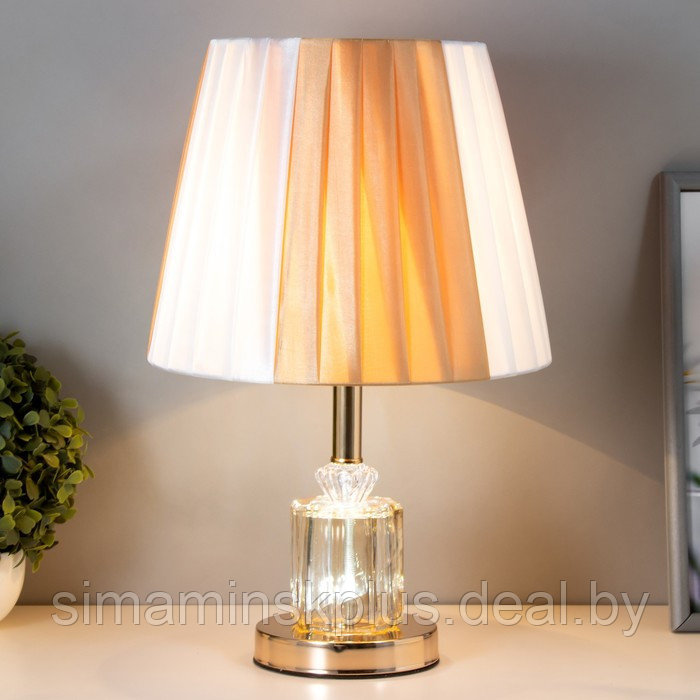 Настольная лампа Ландри 1x60Вт E27 золотой 24,5х24,5х39 см - фото 2 - id-p217327885