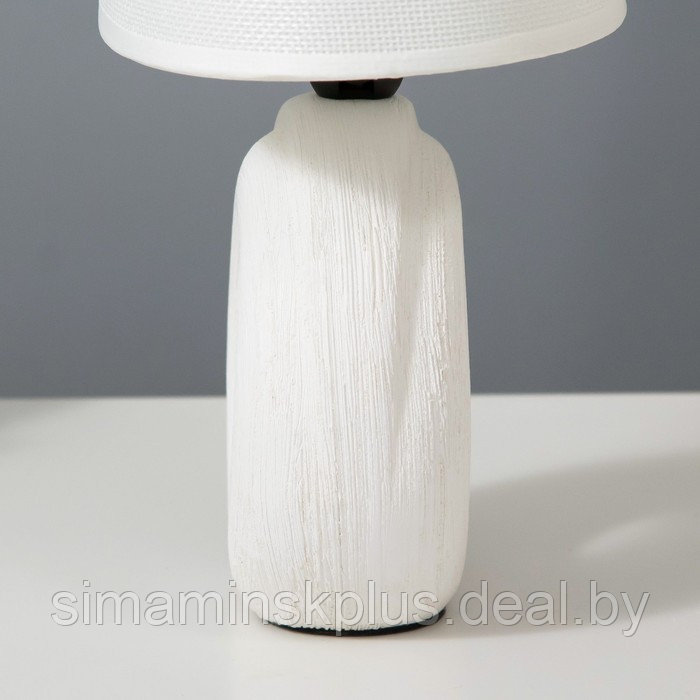 Настольная лампа "Эдель" Е14 40Вт белый 12,5х20х29 см - фото 7 - id-p217327888