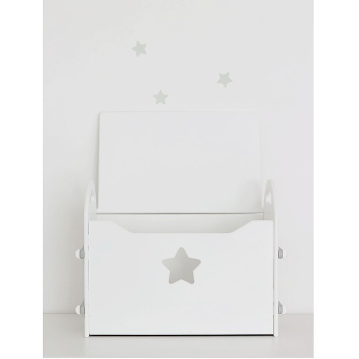 Сундук для игрушек «Звезда», цвет белый - фото 2 - id-p217327980