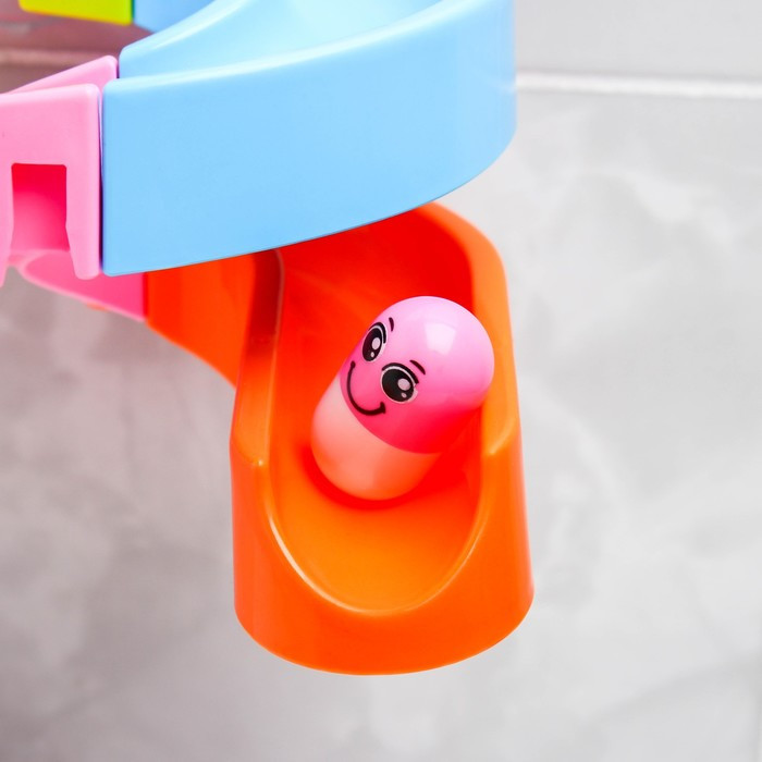 Игрушка водная горка для игры в ванной, конструктор, набор на присосках «Утиный аквапарк» - фото 4 - id-p217328135