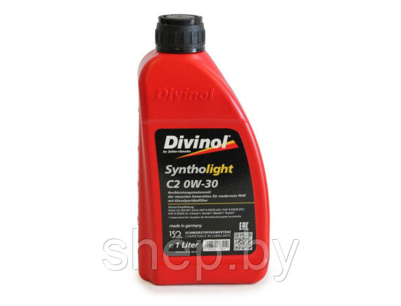 Моторное масло DIVINOL SYNTHOLIGHT C2 0W30 1L - фото 1 - id-p217328300