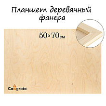 Планшет деревянный 50 х 70 х 2 см, фанера (для рисования эпоксидной смолой)