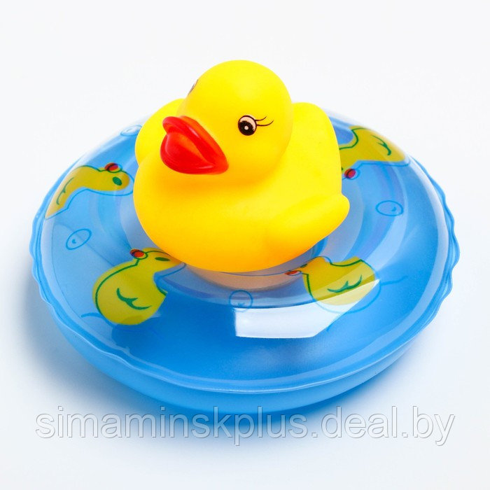 Игрушка водная горка для игры в ванной, конструктор, набор на присосках «Утиный аквапарк» - фото 2 - id-p217328862