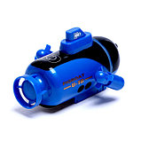Подводная лодка радиоуправляемая «Батискаф», световые эффекты, цвет синий, фото 3