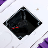 Машина-перевёртыш "Амфибия", работает от аккумулятора, цвет бело-сиреневый, фото 5