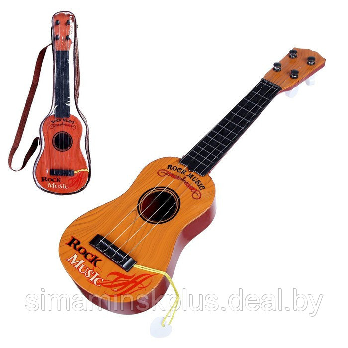 Детский музыкальный инструмент «Гитара: Классика», цвета МИКС - фото 1 - id-p217328996