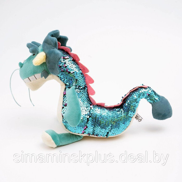 Мягкая игрушка "Дракон", 22,5 см, цвет голубой - фото 3 - id-p217329063