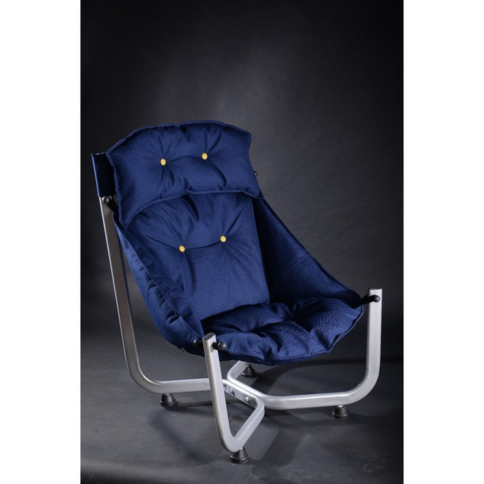 Кресло Медуза Орех/ткань Оксфорд синий - фото 1 - id-p217329538