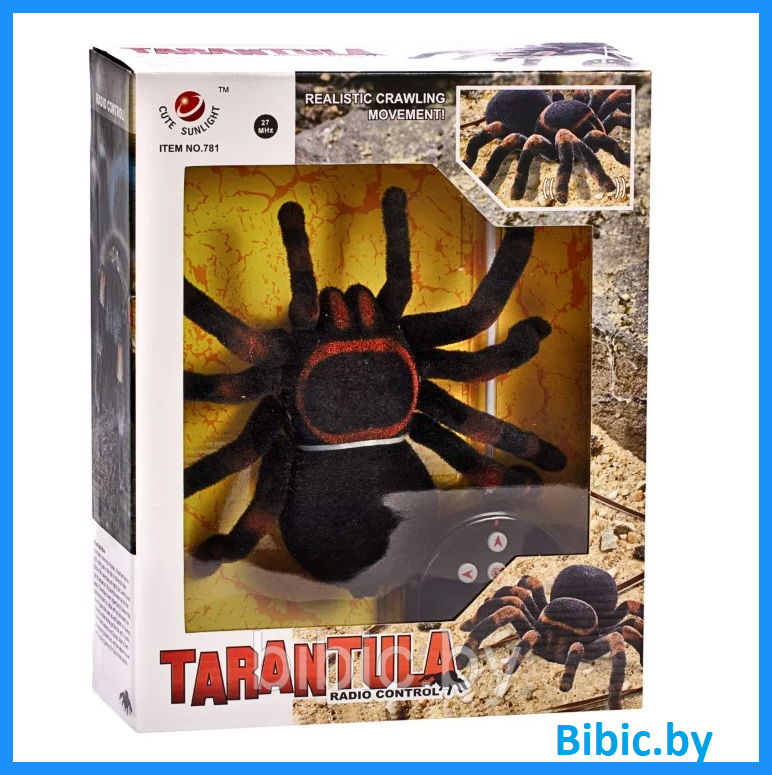 Детская радиоуправляемая игрушка Тарантул'' на р/у, Tarantula радиоуправляемый паук