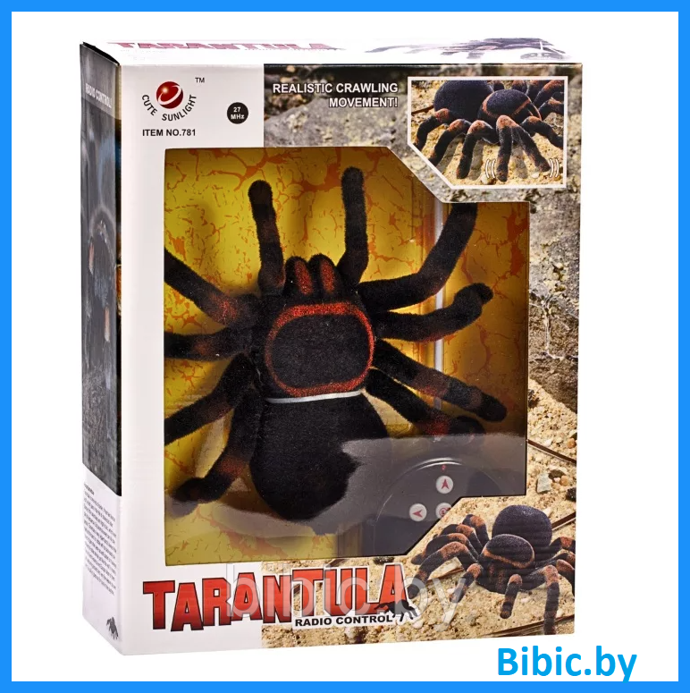 Детская радиоуправляемая игрушка Тарантул'' на р/у, Tarantula радиоуправляемый паук, фото 1