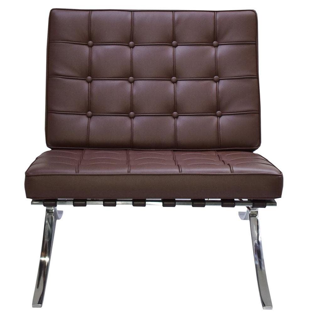 Кресло BARCELONA CHAIR коричневый - фото 2 - id-p213282864