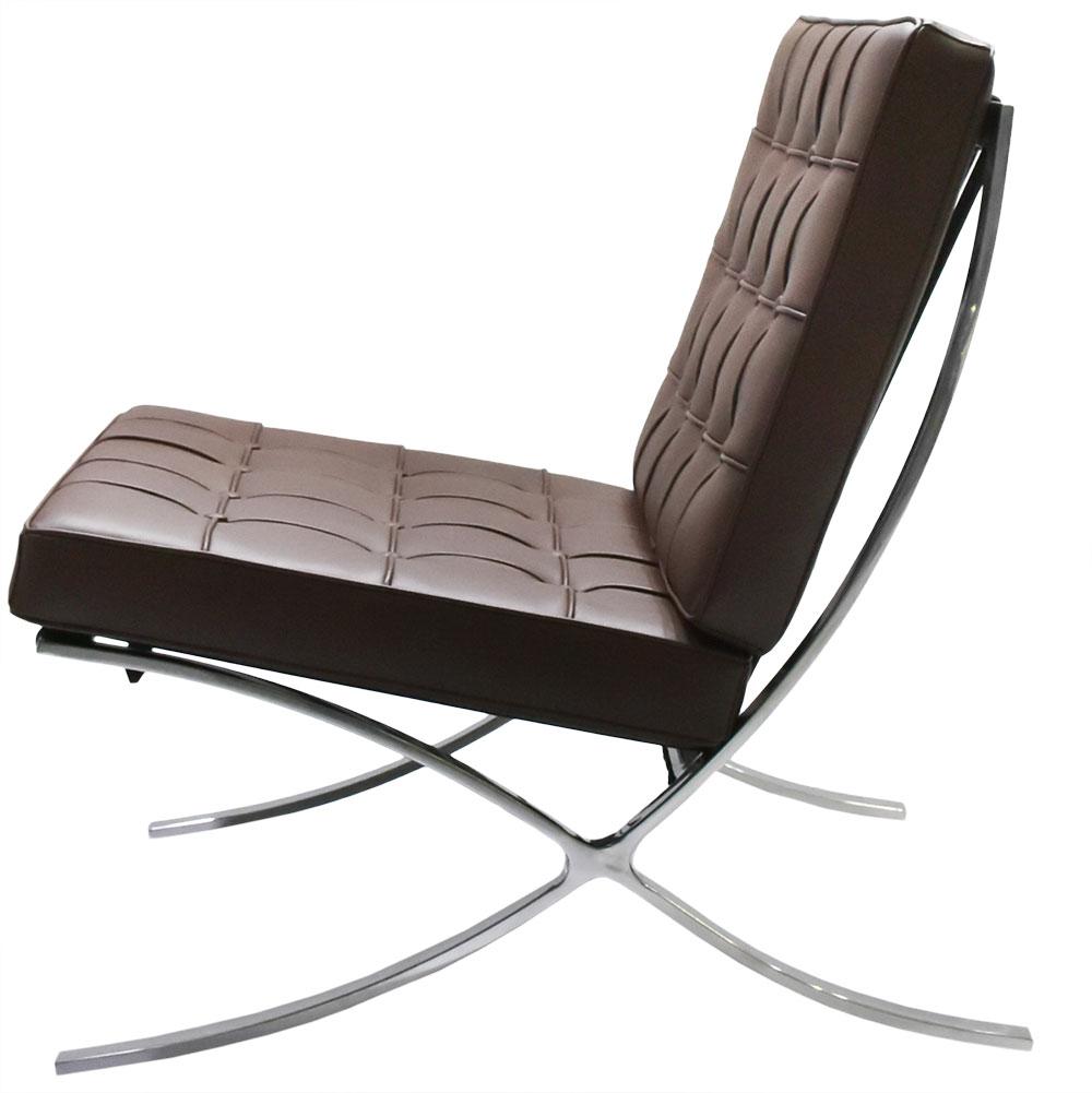 Кресло BARCELONA CHAIR коричневый - фото 4 - id-p213282864