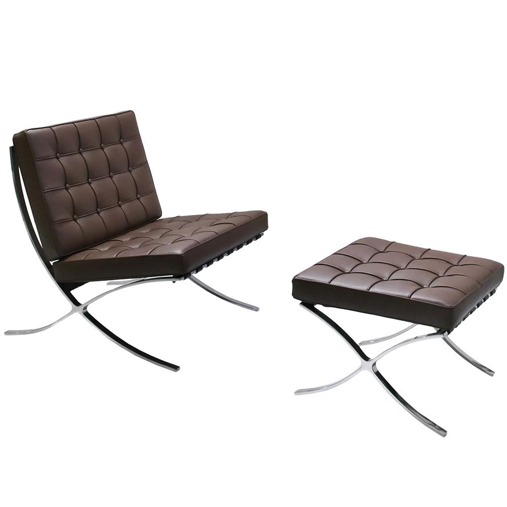 Кресло BARCELONA CHAIR коричневый - фото 7 - id-p213282864