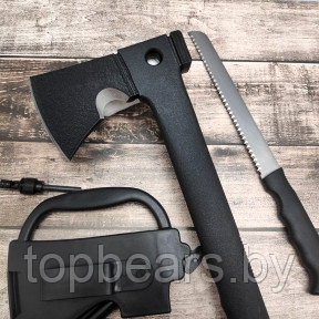 Набор для выживания: Топор СССР с огнивом и ножом Нож-пила - фото 1 - id-p217330243