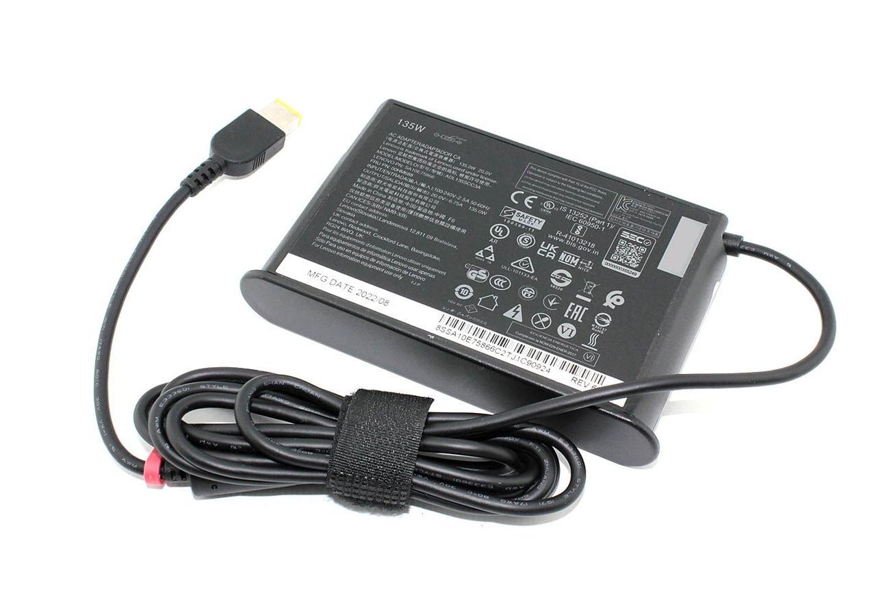 Блок питания (зарядное) для ноутбука Lenovo 20V, 6.75A, 135W, USB - фото 1 - id-p217331811