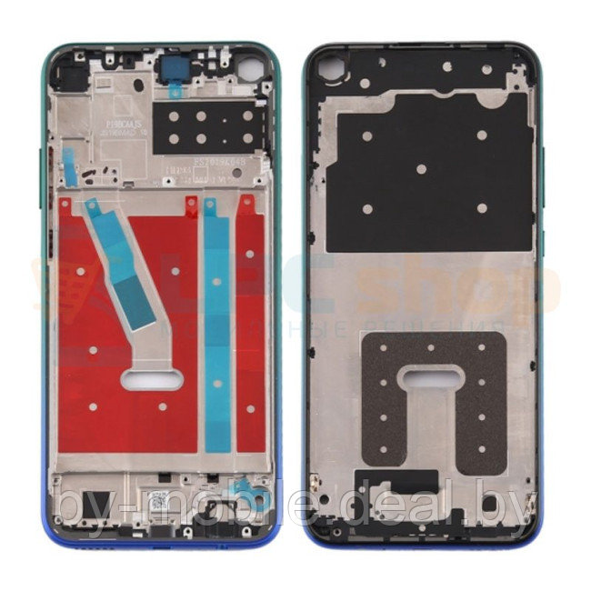 Средняя часть корпуса с рамкой модуля Huawei P40 lite E (ART-L29N) синий - фото 1 - id-p217330345