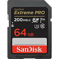 Карта памяти SanDisk Extreme PRO SDSDXXU-064G-GN4IN SDXC Memory Card 64Gb UHS-I U3 Class10 V30