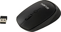 Манипулятор SVEN Wireless Optical Mouse RX-210W (SV-020637) Black (RTL) USB 4btn+Roll